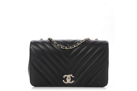 chanel chevron black gold|Chanel Statement Flap Chevron Metallic Calfskin Gold.